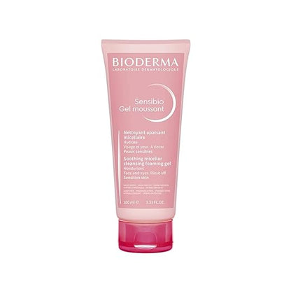 Bioderma Sensibio Gentle Soothing Micellar Cleansing Foaming Gel For Sensitive Skin(100ml)