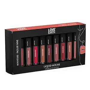 Love Earth Liquid Lipstick Pack Of 9 Minis