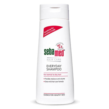 Sebamed Everyday Shampoo |pH 5.5|Soothing for sensitive scalp| Normal to Dry scalp | Dermatologically & clinically tested | 200ml