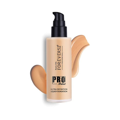 Forever52 Daily Life Pro Artist Ultra Definition Liquid Foundation (Pecan - 008, 60Ml) | Waterproof, Long-Lasting Matte Finish, Full Coverage