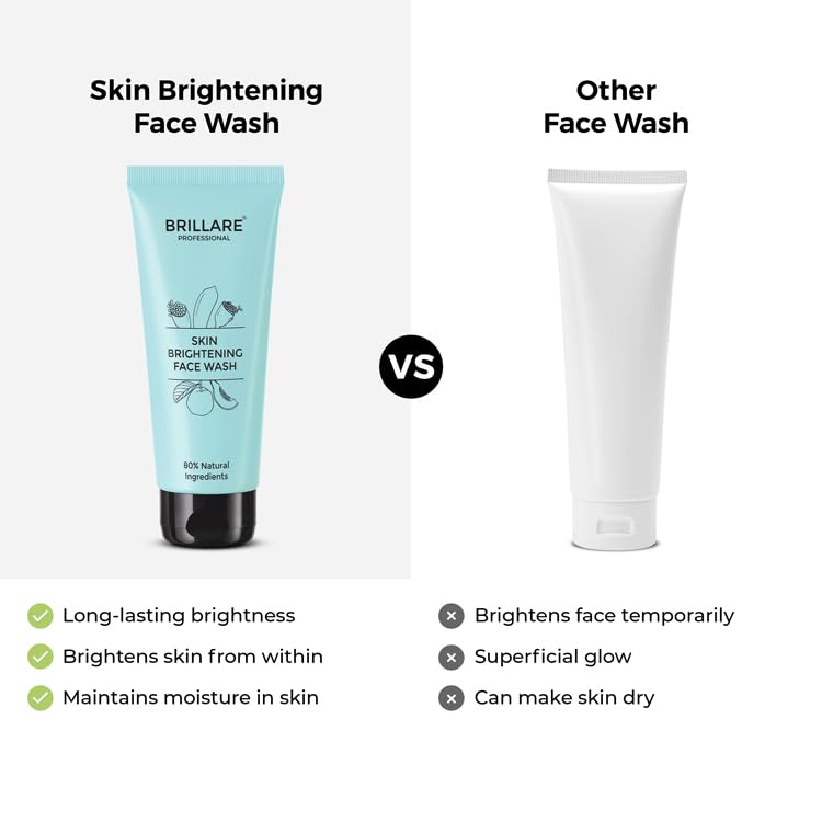BRILLARE Skin Brightening Face Wash For Reducing Pigmentation (100ml)
