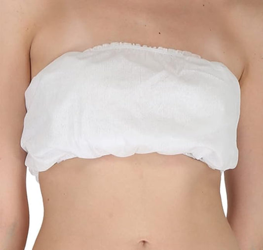 Bra for Women - Perfect for Maternity Massage Centre Beauty Parlour Hospitals Hotels and Waxing Salons (20 PCS, Colour: White