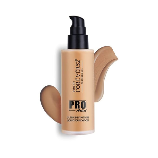 Daily Life Forever52 Pro Artist Ultra Definition Liquid Foundation-60ml (Brownie-12,Dark Skin Tone) Matte & Poreless Long-lasting Full Coverage