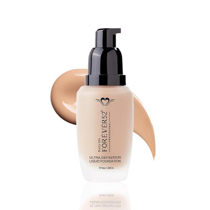 Daily Life Forever52 Ultra Definition Liquid Foundation-30ml (Custard - 012, Medium To Fair Shade With Pink Undertone) Long Lasting Matte Full Coverage Flawless Weightless