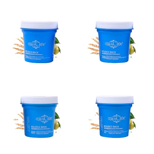 TWACHA Bounce Back Seaweed Facial Kit with Wheatgerm Oil & Olive Oil | Remove impurities & improves skin tone |Suits All Skin Types