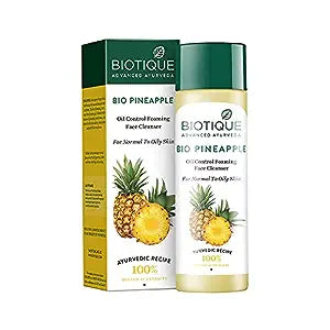 Biotique Bio Pineapple Oil Control Foaming Face Cleanser (120ml)