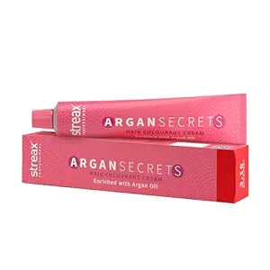 Streax Professional Argan Secrets Hair Colourant Cream - Mahogany Ash Brown 4.15 (60gm)