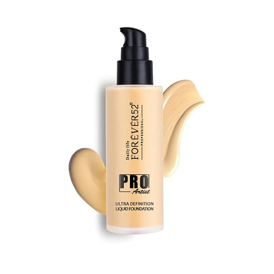 Daily Life Forever52 Glossy Daily Life Pro Artist Ultra Definition Long Lasting Waterproof Full Coverage Liquid Foundation, Matte Finish,60 Ml, Honey - 007