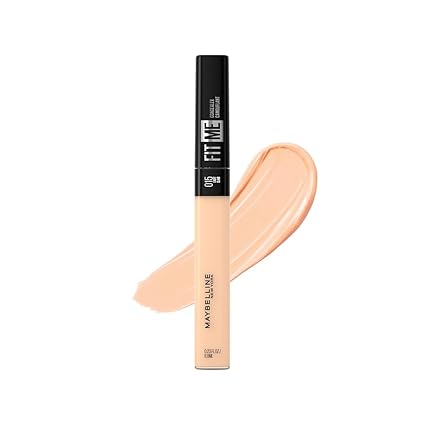 Maybelline New York Full Coverage Concealer, Matte & Poreless Ultra Blendable, Fit Me, 15 Fair