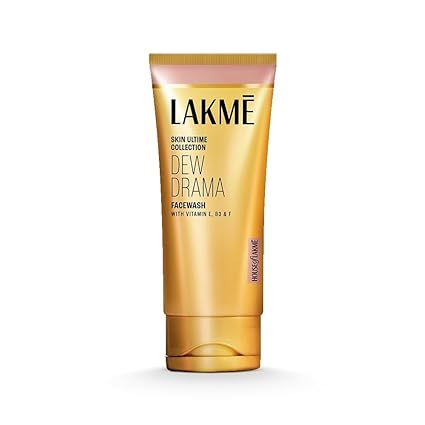 Lakme Dew Drama Facewash with 6% Vitamin E + B3 + F complex 100gm