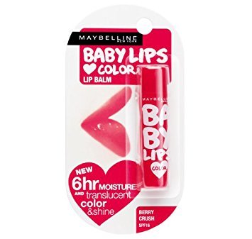 Maybelline New York Baby Lips Color Balm SPF 20- Berry Crush (4gm)