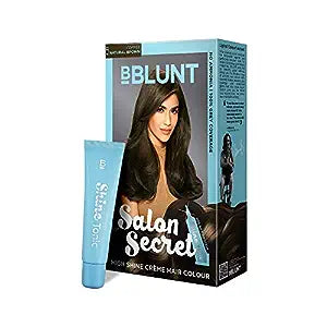 BBLUNT Salon Secret High Shine Creme Hair Colour - Coffee Natural Brown 4.31 (100gm + 8ml)