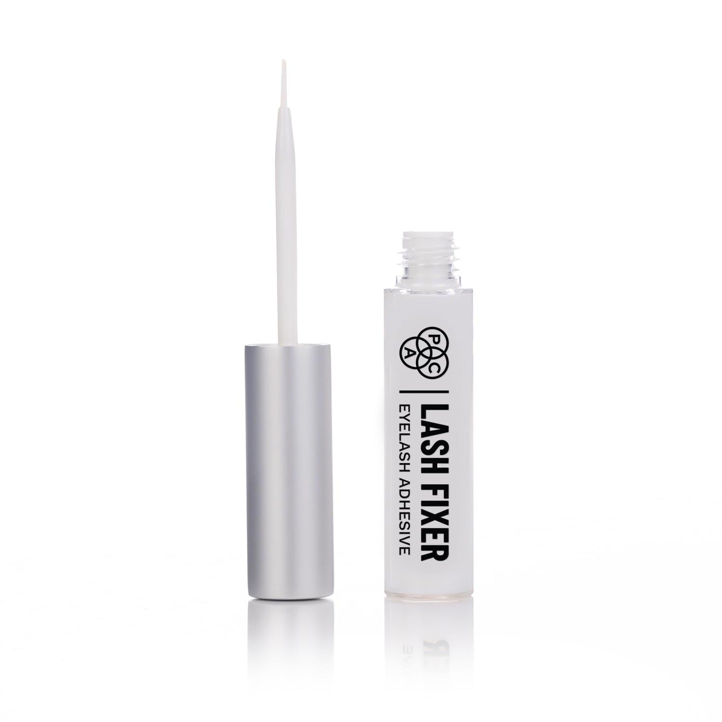 PAC Lash Fixer (Eyelash Adhesive) Transparent | Waterproof & Quick-dry Invisible Eye Lash Glue Works with Synthetic & natural fiber Lashes | Non-Toxic & Non-allergic