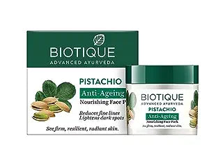Biotique Bio Pistachio Youthful Nourishing & Revitalizing Face Pack (50gm)