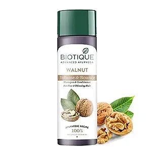 Biotique Bio Walnut Bark Volumizing Shampoo For Fine & Thinning Hair (190ml)