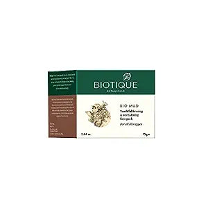 Biotique Bio Mud Youthful Firming & Revitalizing Face Pack (75gm)