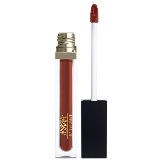 Nykaa Matte To Last ! Transferproof Liquid Lipstick - Chai -18 (5ml)