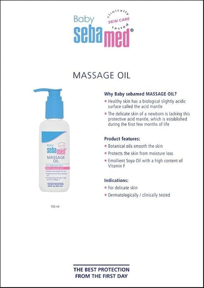 Sebamed Baby Massage Oil, 150ml
