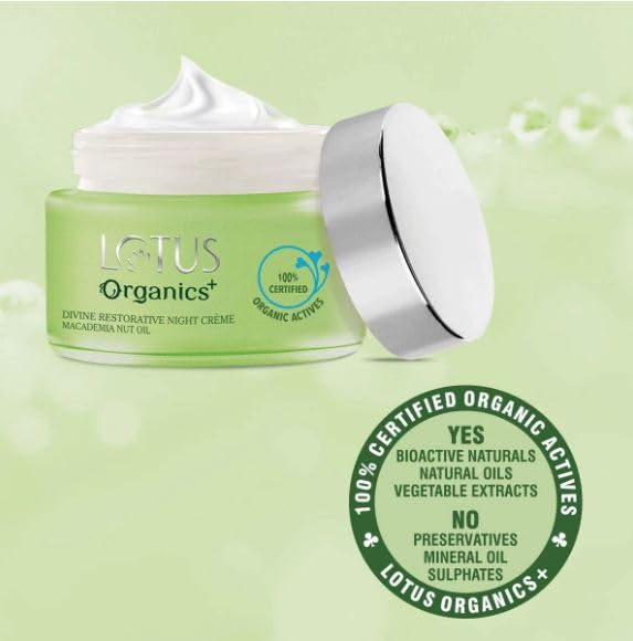 Lotus Organics Divine Restorative Night Crème (50gm)