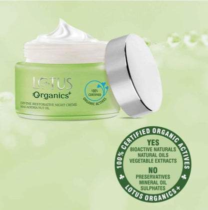 Lotus Organics Divine Restorative Night Crème (50gm)