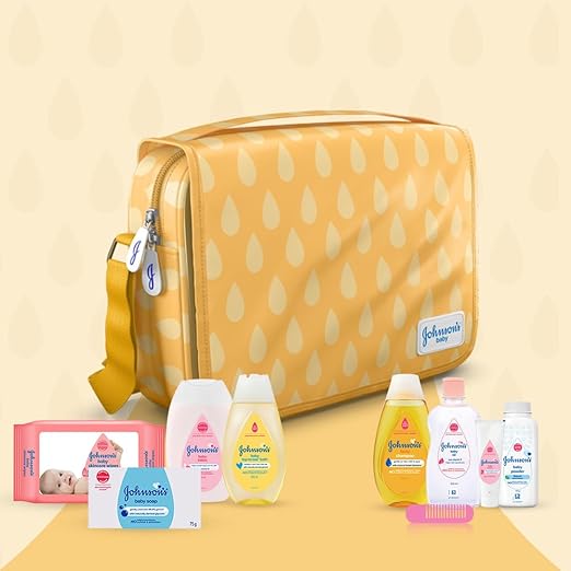 Johnson's Baby Gift Pack with Travel Kit | Newborn Essentials Kit