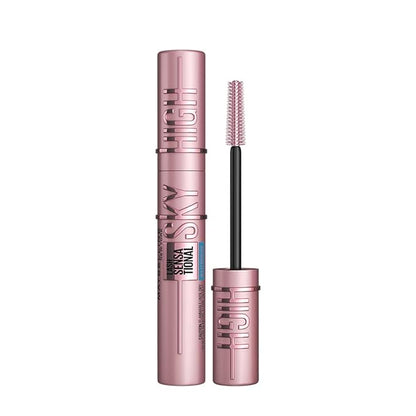 Maybelline New York Lash Sensational Sky High Mascara, Very Black, Lengthening and Volumizing Mascara With Bamboo Extract & Fibres, Ophthalmologist tested and Waterproof | 6ml