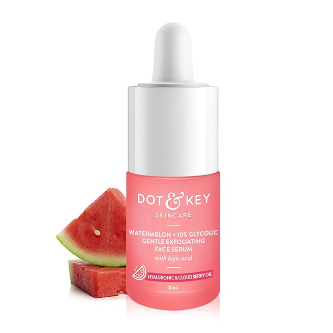 Dot & Key Watermelon 10% Glycolic Serum for Face Glowing, With KojicI | Targets Pigmentation & Dark Spots