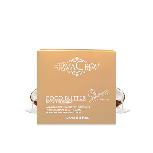 Twacha Coco Butter Body Polish With Collagen & Coffee Extract For Tan & Dead Skin Removal Coco Body Butter For Soft & Smooth Skin