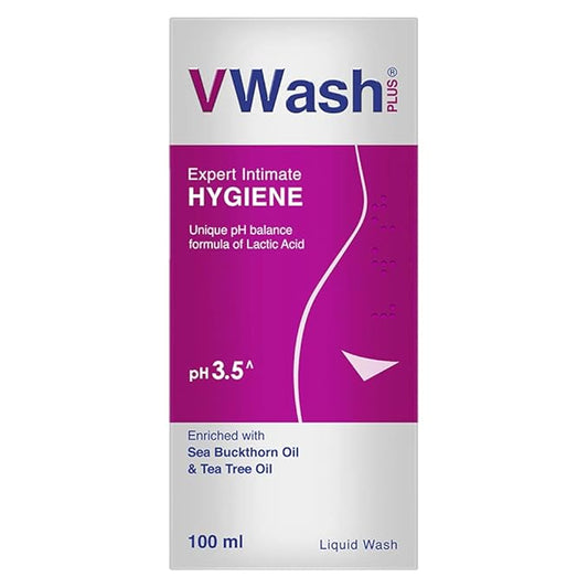 VWash Plus Expert Intimate Hygiene Liquid Wash (100ml)