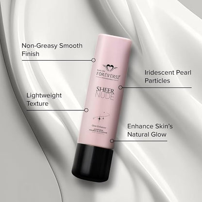 Daily Life Forever52 Sheer Nude Glow Enhancer, Shea Butter and Vitamin E | Multitasking Strobe Cream Sun-kissed Glow (Pearl Gold-03, 40ml)