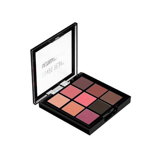 Swiss Beauty Ultimate 9 Pigmented Colors Eyeshadow Palette Long Wearing And Easily Blendable Eye Makeup Palette Matte, Shimmery And Metallic Finish - Multicolor-06