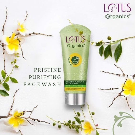 Lotus Organics Pristine Purifying Face Wash 100gm