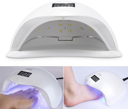 SHILLS PROFESSIONAL 48W Professional Uv Led Nail Lamp For Nail Art Nail Polish Dryer White