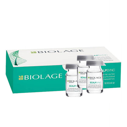 BIOLAGE Scalpsync Aminexil Hair treatment|Hair Strength for Hairfall (10X6ml)