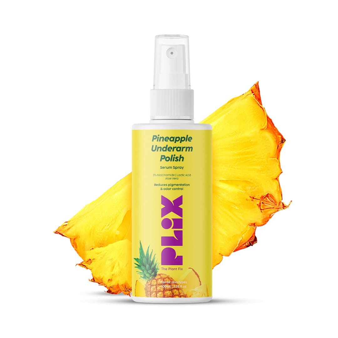 PLIX - THE PLANT FIX Pineapple Underarm Depigmentation Serum Spray | For Dark Underarms & Hyperpigmentation 100gm