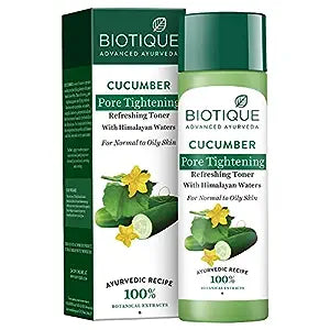 Biotique Bio Cucumber Pore Tightening Toner With Himalayan Waters (120ml)