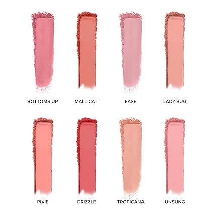 Daily Life Forever52 Backstage Essential: 8-Color Blush Palette| Ultra Blendable & Highly Pigmented Blush (32g)