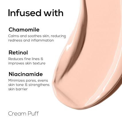 RENEE PRO Liquid Concealer - Cream Puff, Lightweight, Full Coverage, Long-Lasting, Buildable