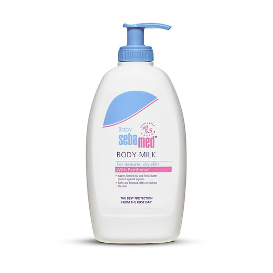 Sebamed Baby Body Milk Lotion 400 ml|pH 5.5|Ideal for dry skin, Daily moisturisation