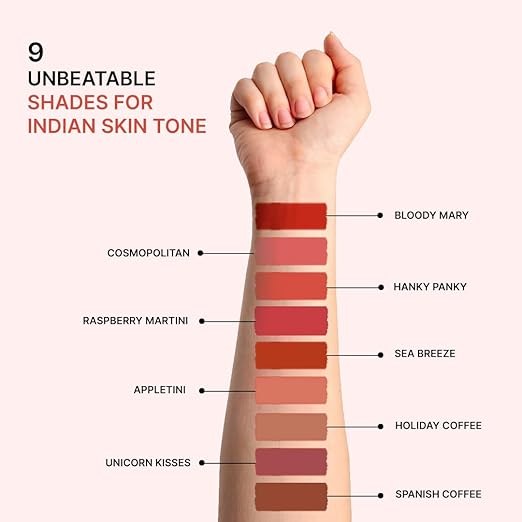 Love Earth Liquid Mousse Lipstick 2.O Matte Finish Combo Kit | Lightweight, Non-Sticky, Non-Drying,Transferproof, Waterproof Lipstick Set