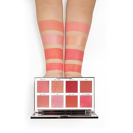 Daily Life Forever52 Backstage Essential: 8-Color Blush Palette| Ultra Blendable & Highly Pigmented Blush (32g)