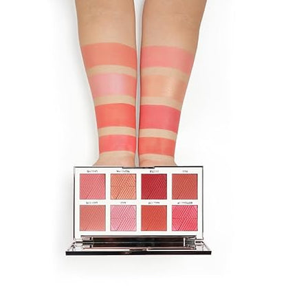 Daily Life Forever52 Backstage Essential: 8-Color Blush Palette| Ultra Blendable & Highly Pigmented Blush (32g)