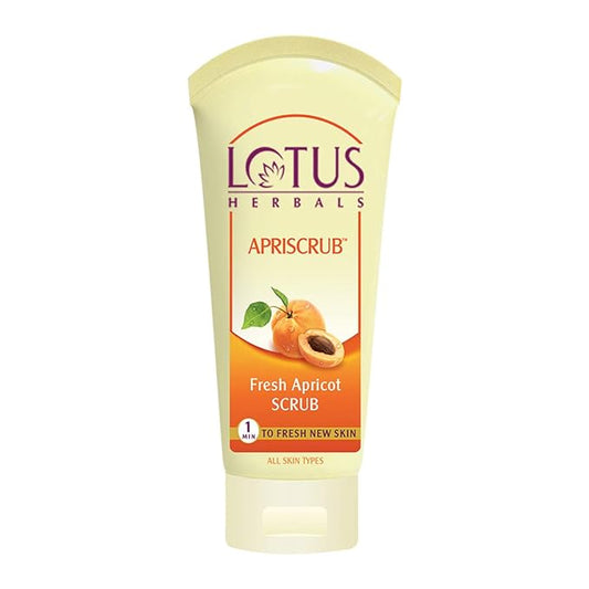 Lotus Herbals Apriscrub Fresh Apricot Scrub, 180g