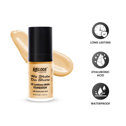 Recode HD Luminous Matte Foundation 30 ML SINDHU 03