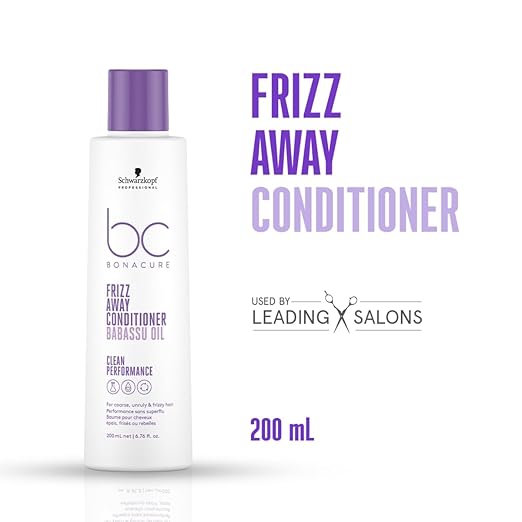 Schwarzkopf Professional Bonacure Frizz Away Fresh Conditioner With Babassu Oil-200 Ml