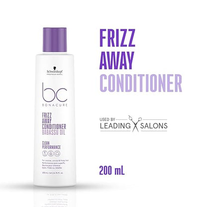 Schwarzkopf Professional Bonacure Frizz Away Fresh Conditioner With Babassu Oil-200 Ml