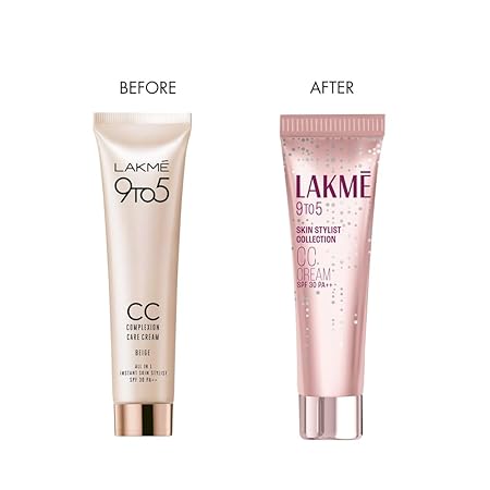Lakme 9 To 5 Complexion Care Face CC Cream SPF 30 PA++ - Beige (30g)