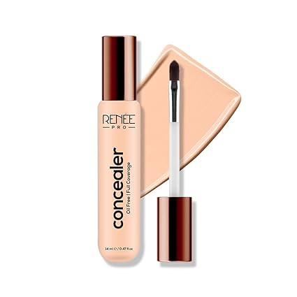 RENEE PRO Liquid Concealer - Sand, Lightweight, Full Coverage, Long-Lasting, Buildable