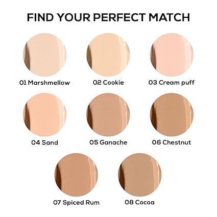 RENEE PRO Liquid Concealer - Chestnut, Lightweight, Full Coverage, Long-Lasting, Buildable