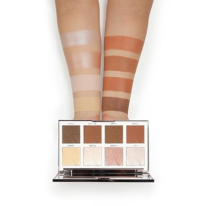 Daily Life Forever52 Backstage Essential: Highlighter & Contour Palette| Highly Pigmented And Easy To Blend Shades